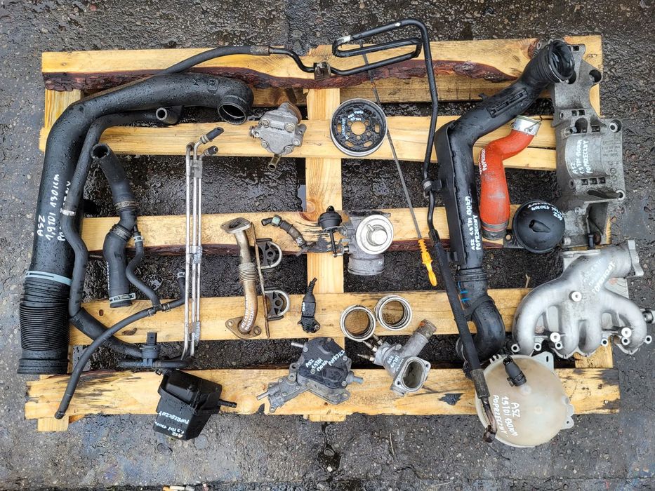 CZĘŚCI DO SILNIKA ASZ 1.9 TDI 130KM POMPA VACUM WSPOMAGANIA ZAWÓR EGR VW