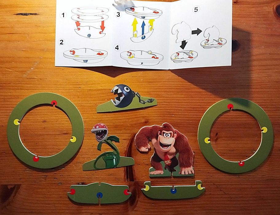 Mario e Donkey Kong Spinners - Super Mario Movie Macdonalds 2022
