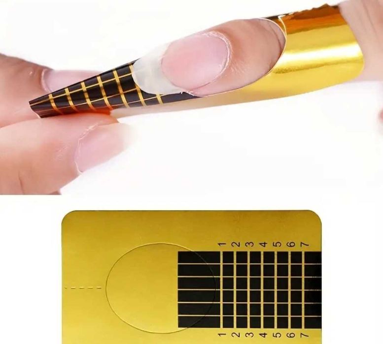 Conj 95 Moldes Aumentar Unhas de Gel