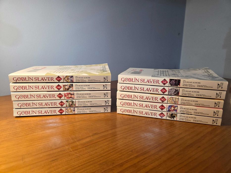 Livros Manga "Goblin Slayer" vol. 1-10