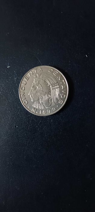 Moeda Cinquenta Centavos do México ano 1979