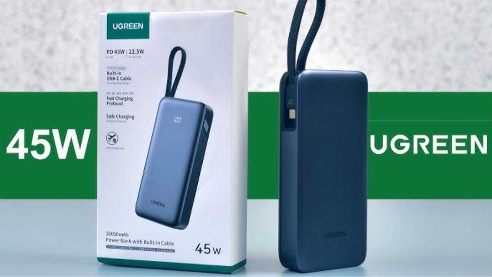 Power Bank UGREEN Nexode 45W 20000mAh novo