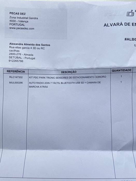 Auto Radio 2Din novo sem uso