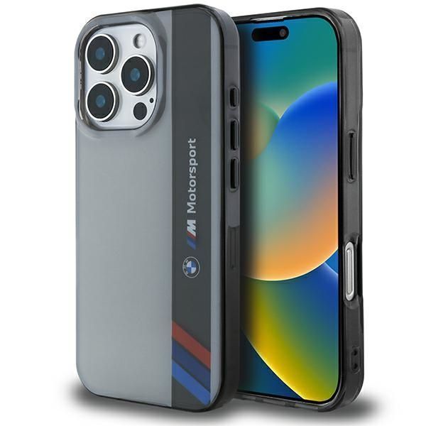 BMW BMHCP16L23HTFEG iPhone 16 Pro 6.3"   szary/grey hardcase Motorspo