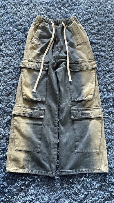Rick owens cargo bella type pants blue edfu