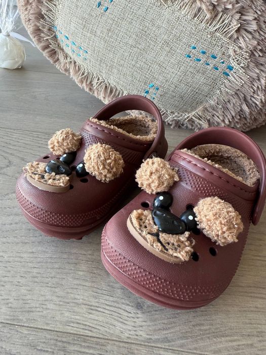 Crocs утеплені р. с6, 23, стан нових весна/осінь