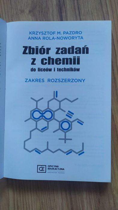 Zbiór zadań z chemii zakres rozszerzony Pazdro