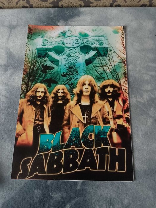 plakat na płótnie zespołu muzycznego black sabbath