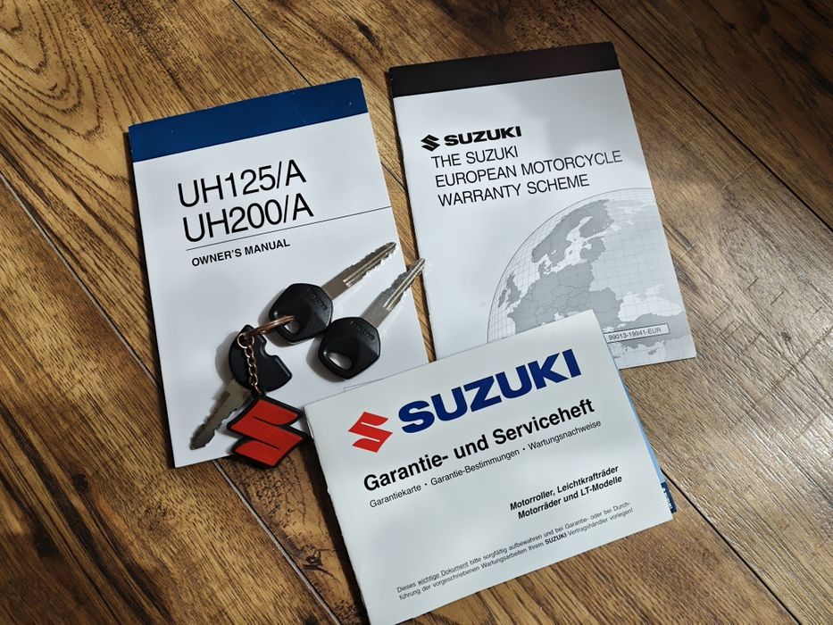 Suzuki Burgman 125 ABS 2015 kat. B • Grzane manetki • Super stan