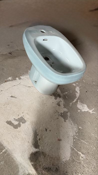 Bidé Sanitana azul bebe - Louça Sanitária