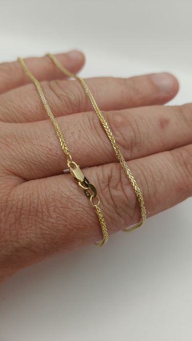 Złoty Łańcuszek Lisi Ogon 45cm Pr.585 Nowy Zapraszamy