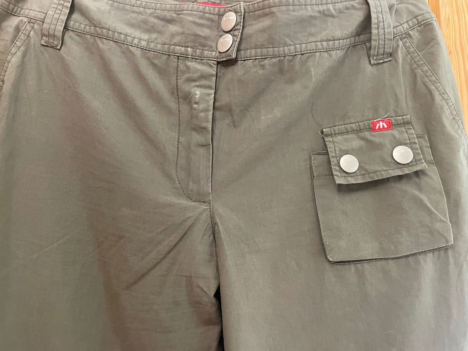 Długie , damskie spodnie khaki