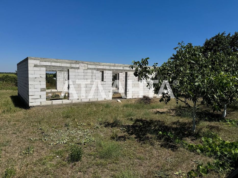 Коробка дома из газобетона на 10,73 сотки  Августовка