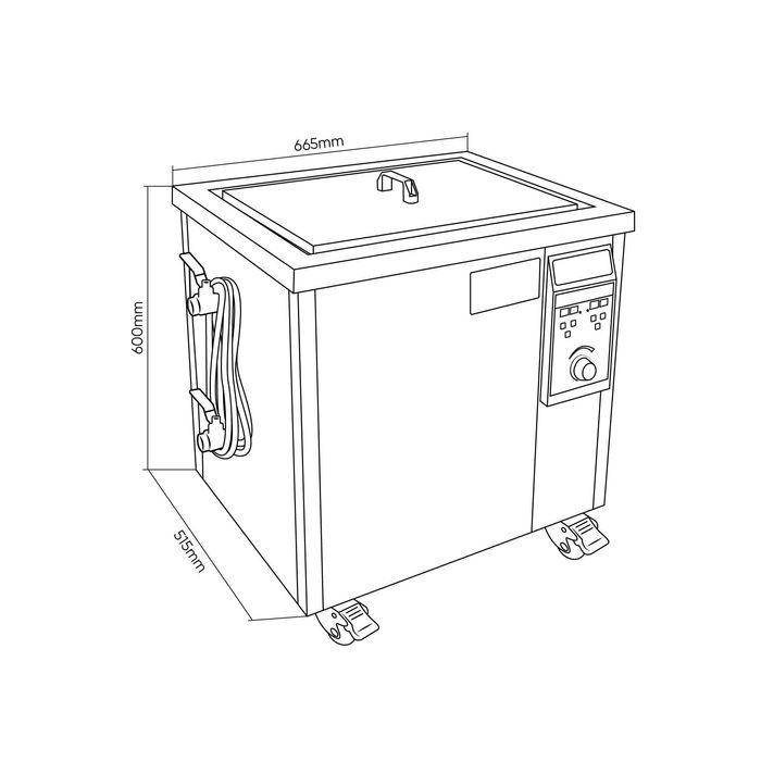 Máquina de Lavar Peças Ultrassónica 53L JBM JL20