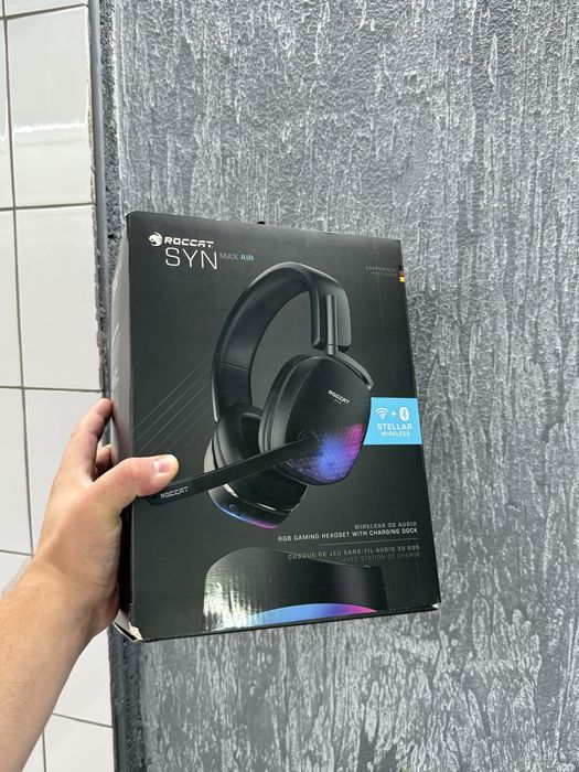 Навушники з мікрофоном ROCCAT SYN Max Air Black (ROC-14-155-02)