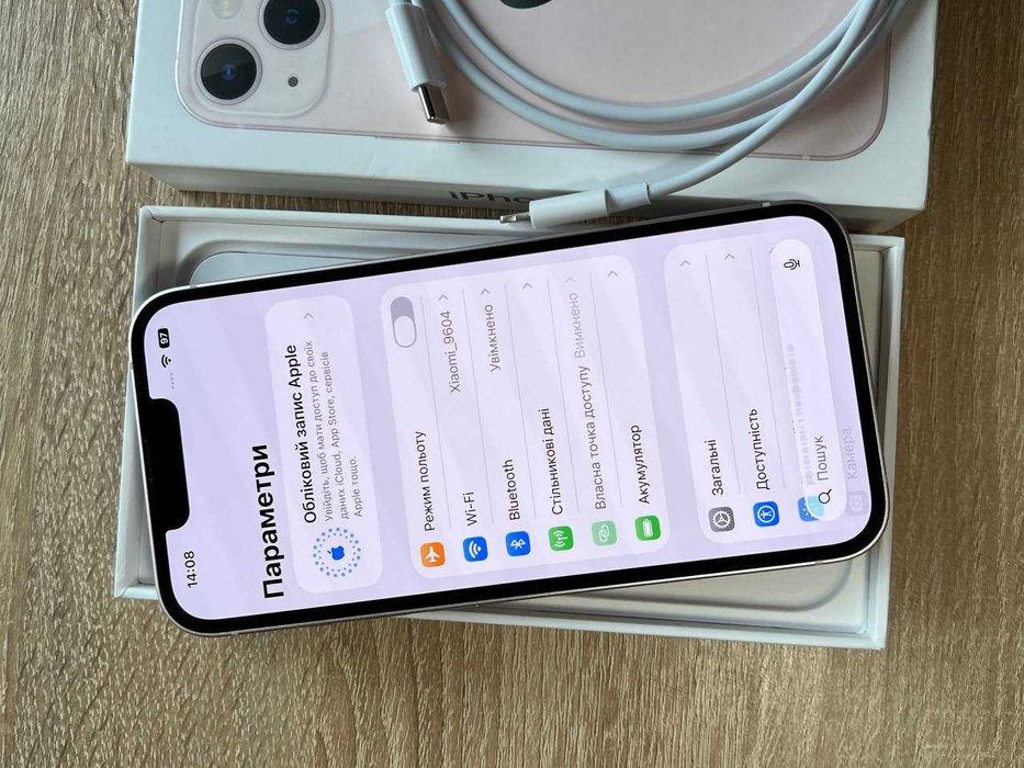 Оригінал iphone 13 White Повний комплект