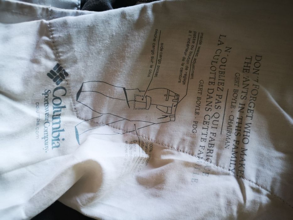 Calças Columbia cinza