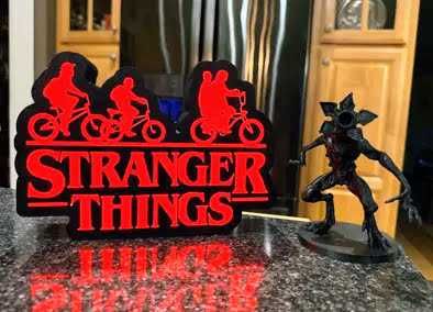 Stranger Things – Light Box LED Decorativa