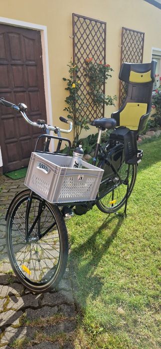 Rower holenderski z fotelikiem