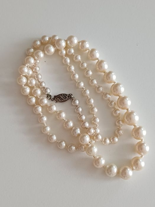 Naszyjnik sztuczne perły kolia vintage retro