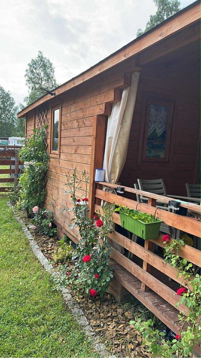 Domek letniskowy mobilny ocieplony 4x6m z tarasem