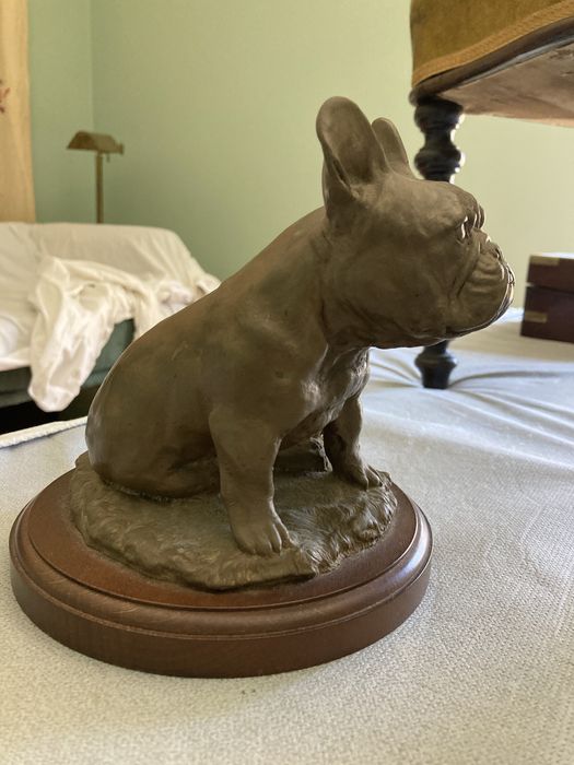 Estatua Inglesa de Bronze de Bulldog Frances