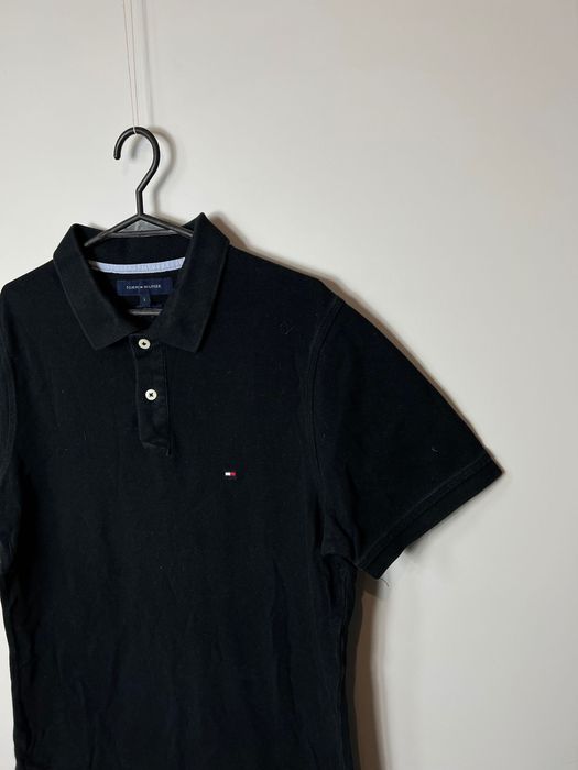 Polo Koszulka Tommy Hilfiger czarna