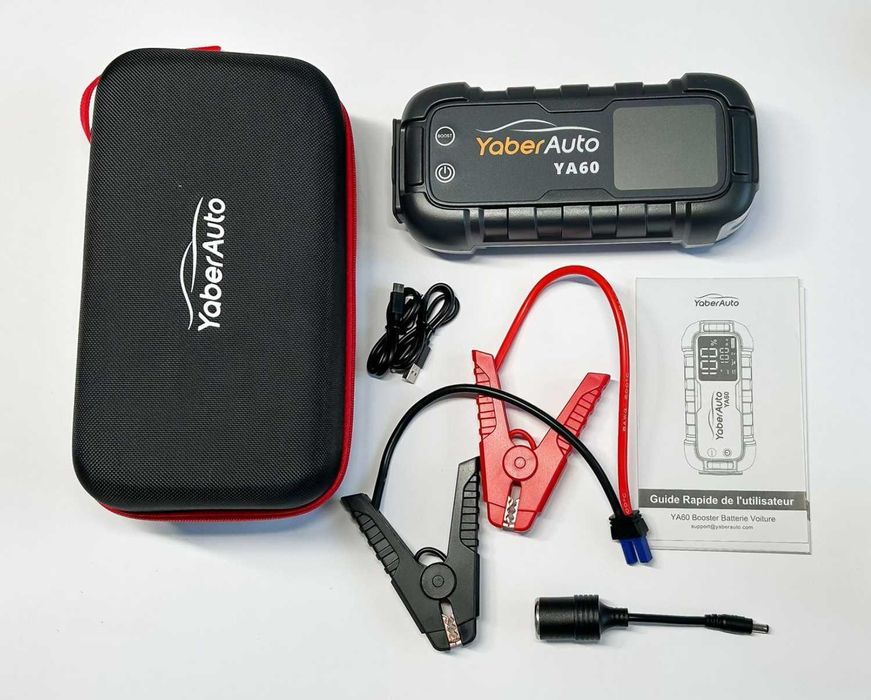 Ultra mocny powerbank booster urządzenie rozruchowe starter 6000A moc