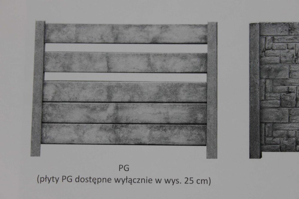 Ogrodzenie betonowe Płot betonowy