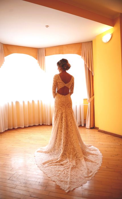 Весільна сукня Armonia (кольору капучіно)