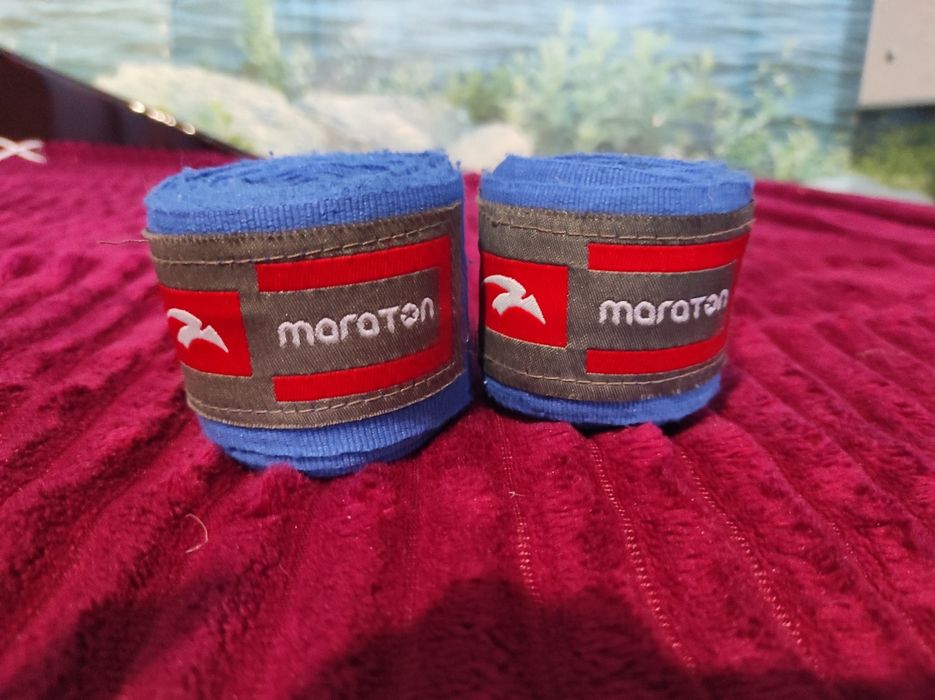 Бинти maraton 3 метра синього кольору