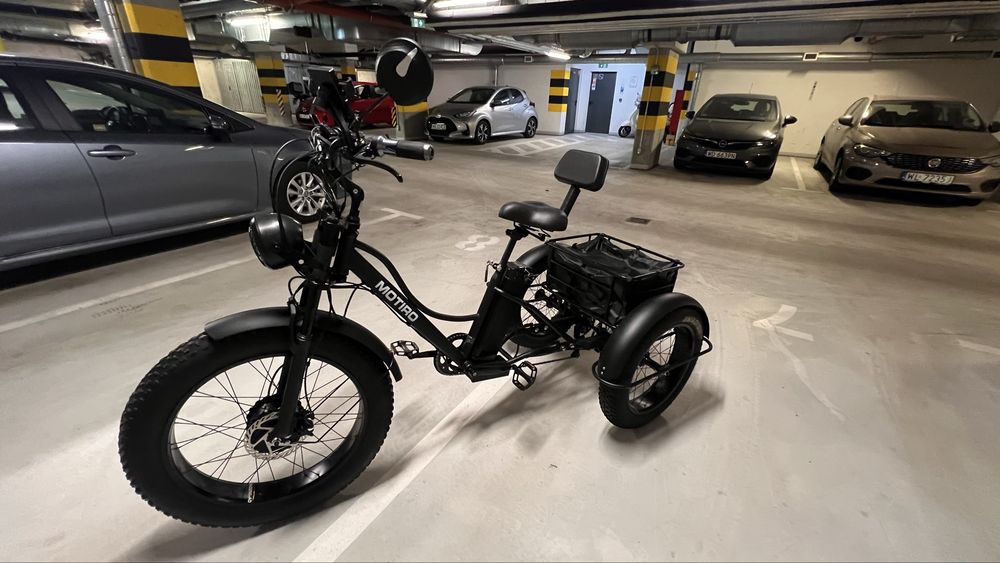 Rower trójkołowy elektryczny Fatbike