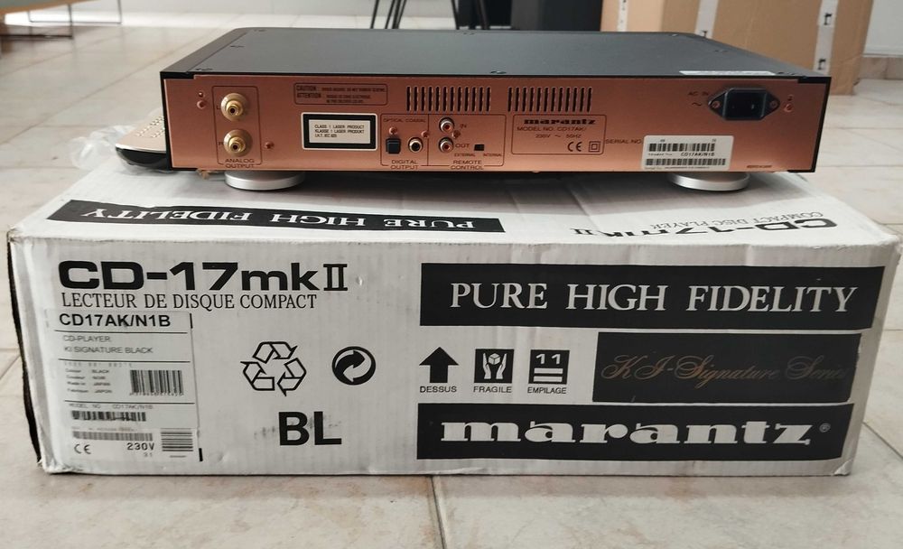 Leitor de Cds Marantz CD-17MK II