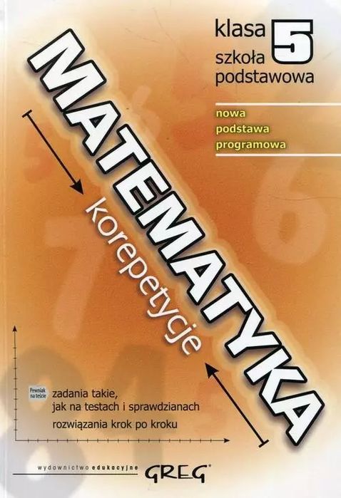 Matematyka - korepetycje - szkoła podstawowa, klasa 5. Greg