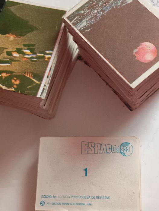 Espaço 1999 cromos á unidade