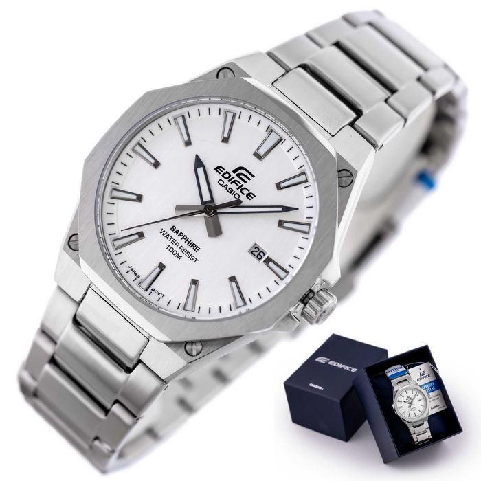 Zegarek męski Casio EFR-S108D-7AVUEF Edifice Classic Sapphire + BOX
