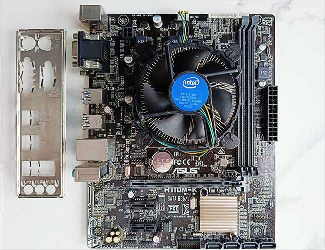 Материнська плата ASUS H110M-K + Intel Core i5 6400 комплект для ПК