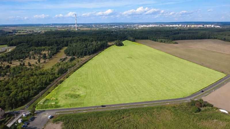 Działka rolna 14,78 ha w Chróstniku na obrzeżach Lubina