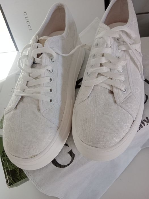 Trampki białe premium Gucci nowe