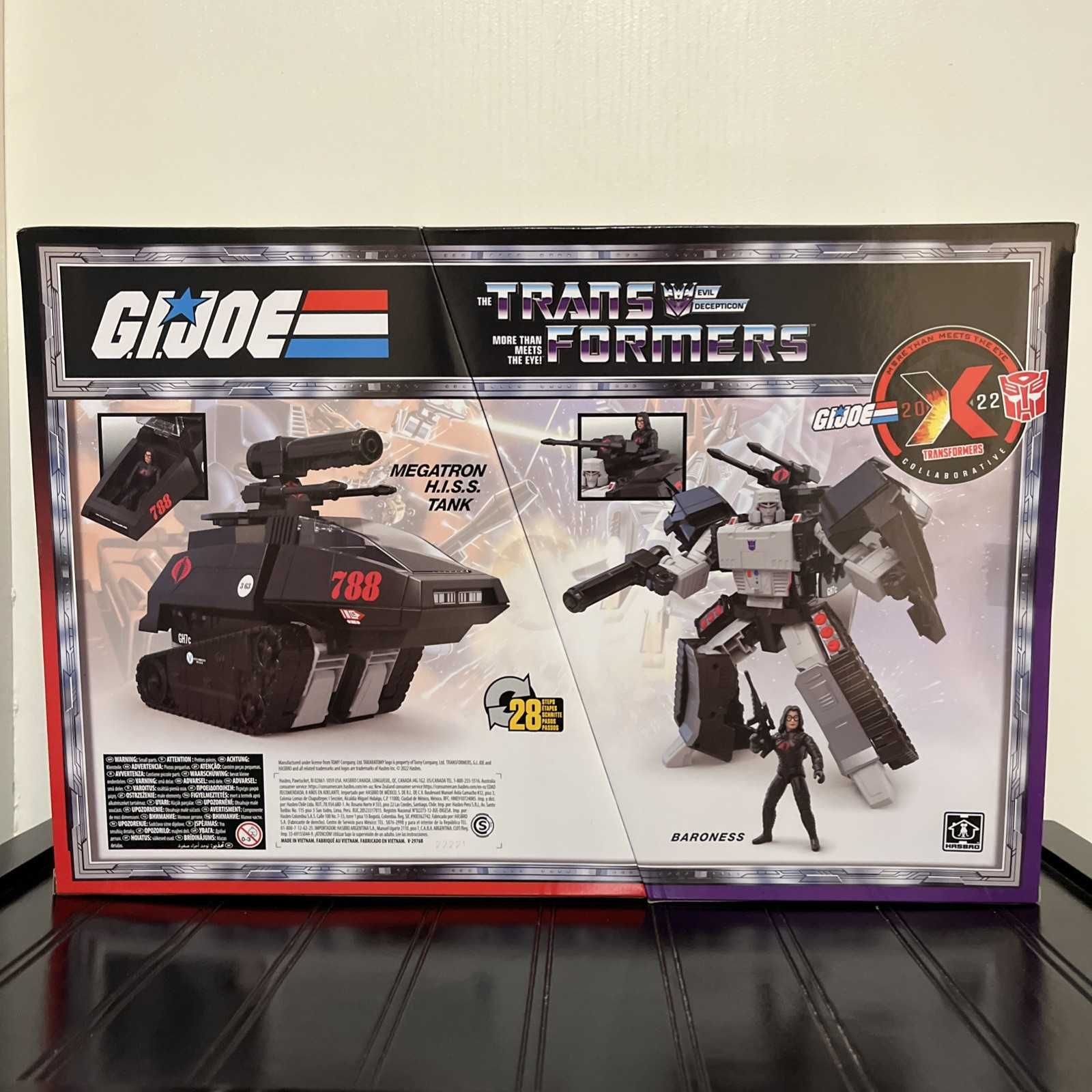 Transformers Megatron GI Joe Collaborative H.I.S.S. Tank