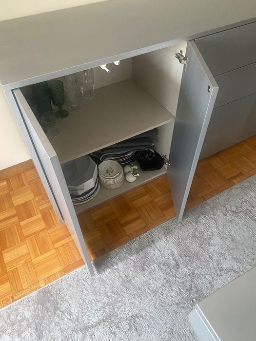 Aparador Cinzento Mate