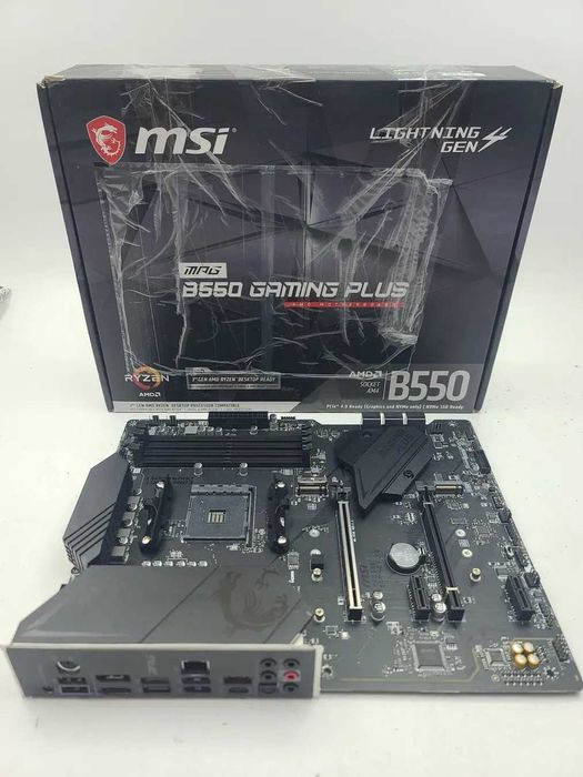 Материнська плата MSI MPG B550 Gaming Plus (sAM4, AMD B550, PCI-Ex16)
