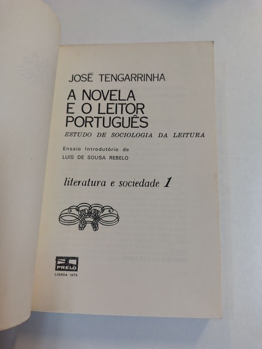 A novela e o leitor Português, de José Tengarrinha