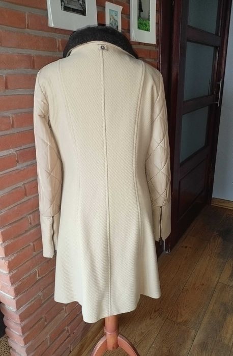 Max Mara kobiecy tweedowy płaszcz 38