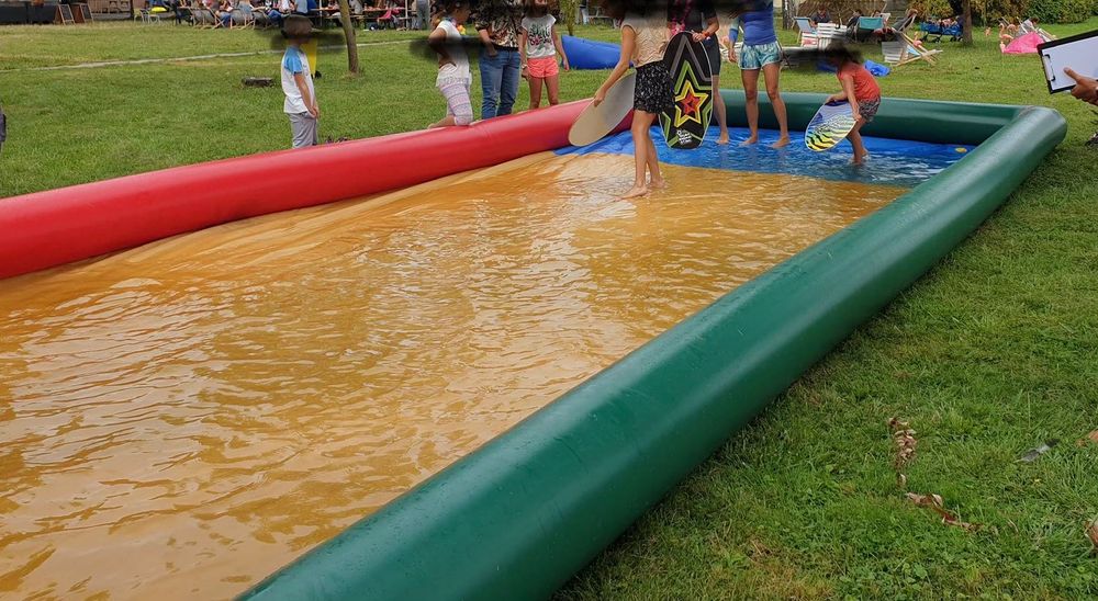 Tor Skimboardowy 30x4 m , atrakcja dla dzieci