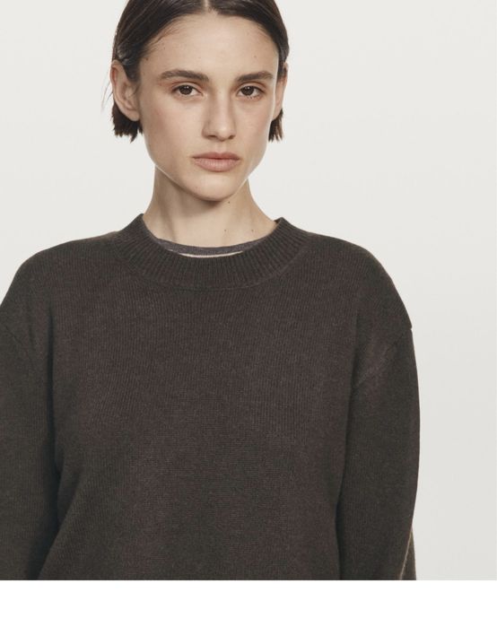 Коричневий светр Massimo Dutti xs