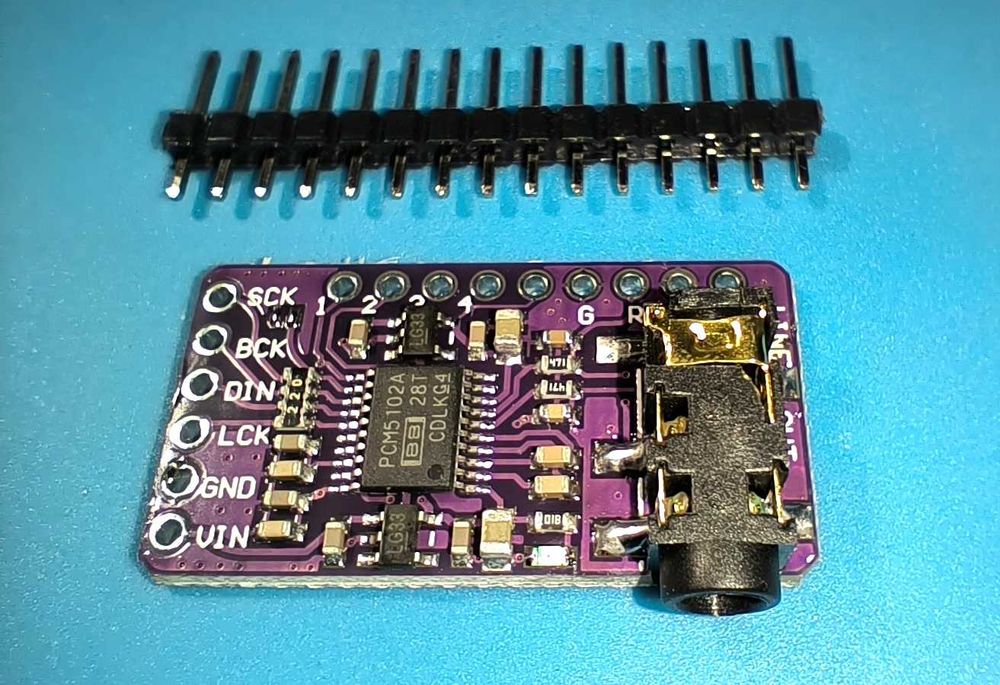 PCM 5102 DAC I2S високоякісний цифро-аналоговий перетворювач