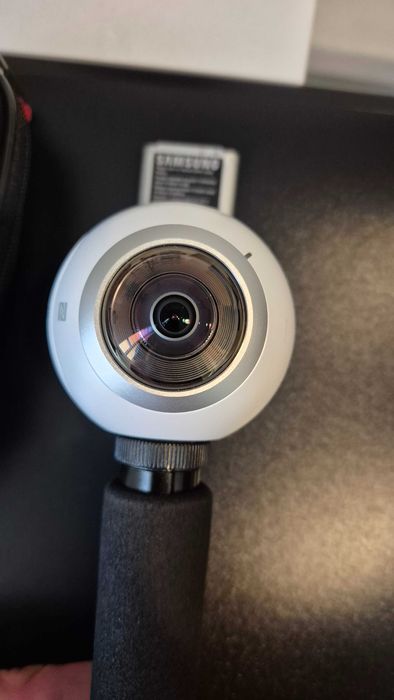 Samsung gear 360 com bateria e capas