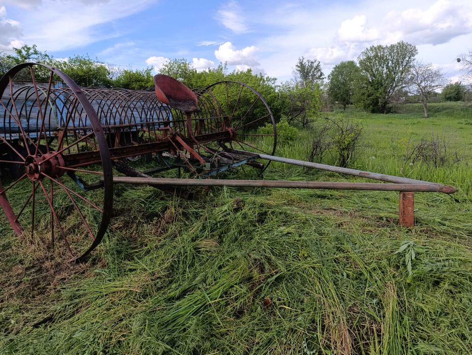 Грабарка кінська для трактора, прицеп б/в