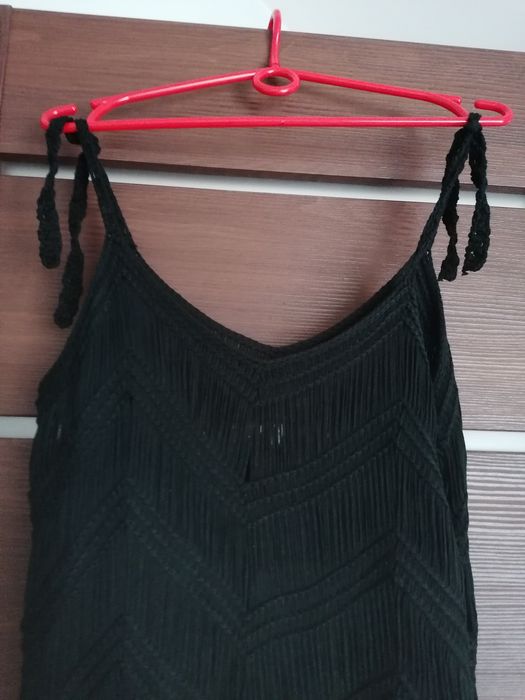 Narzutka/sukienka czarna na plażę